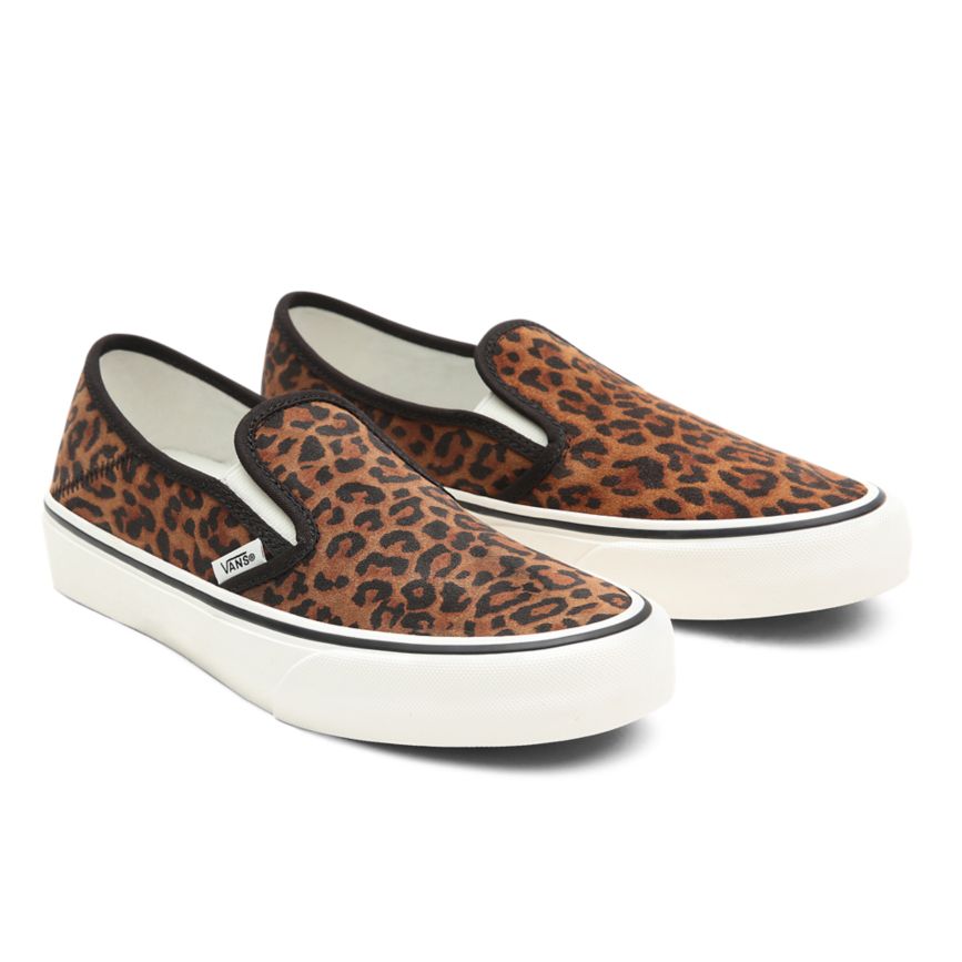 Slip On Vans Suede Leopard Slip-On SF Mujer Leopardo | VN444A2EA62