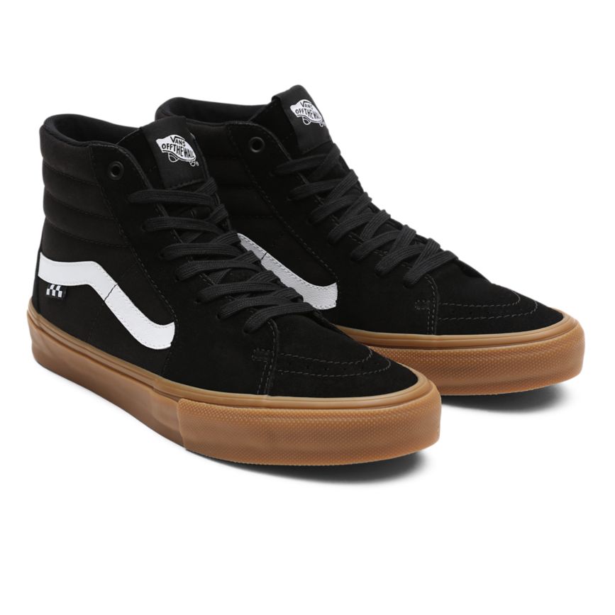 Tenis Altas Vans Skate SK8-Hi Mujer Negras | VN632V3UU60