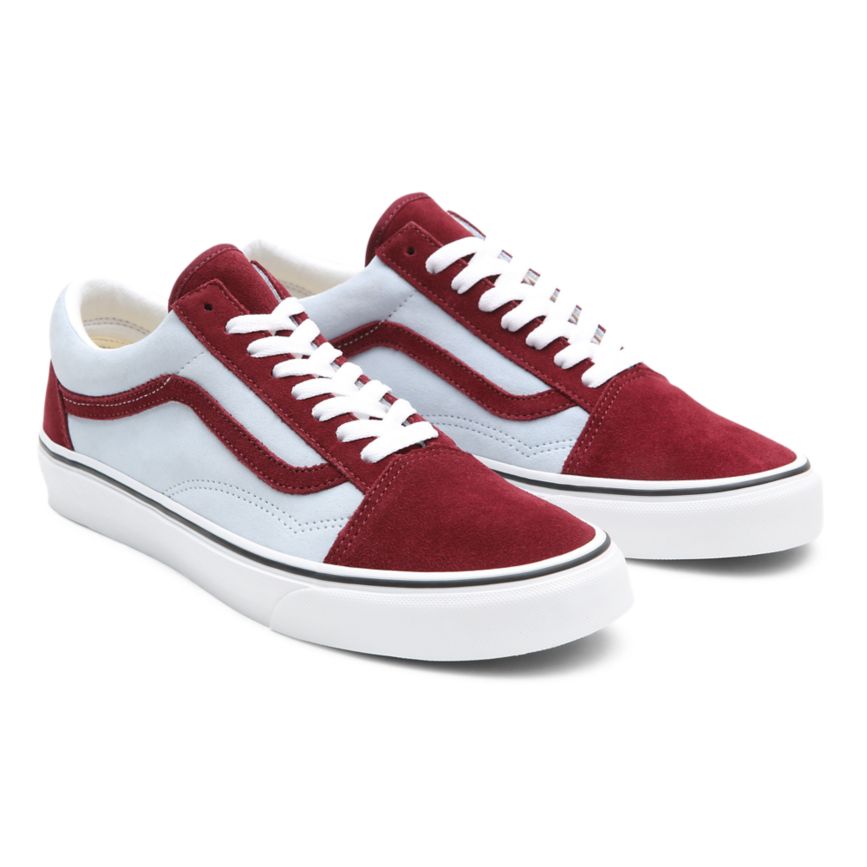 Tenis Bajas Vans 2-Tone Suede Old Skool Mujer Rojas | VN923I9VS40