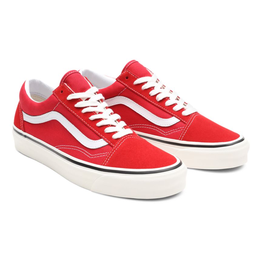 Tenis Bajas Vans Anaheim Factory Old Skool 36 DX Mujer Rojas | VN320B7ED28