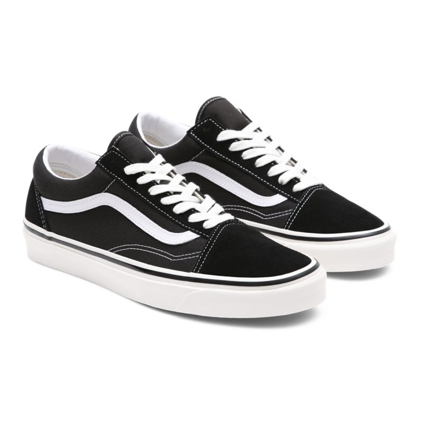 Tenis Bajas Vans Anaheim Factory Old Skool 36 DX Hombre Negras | VN987X7KJ67