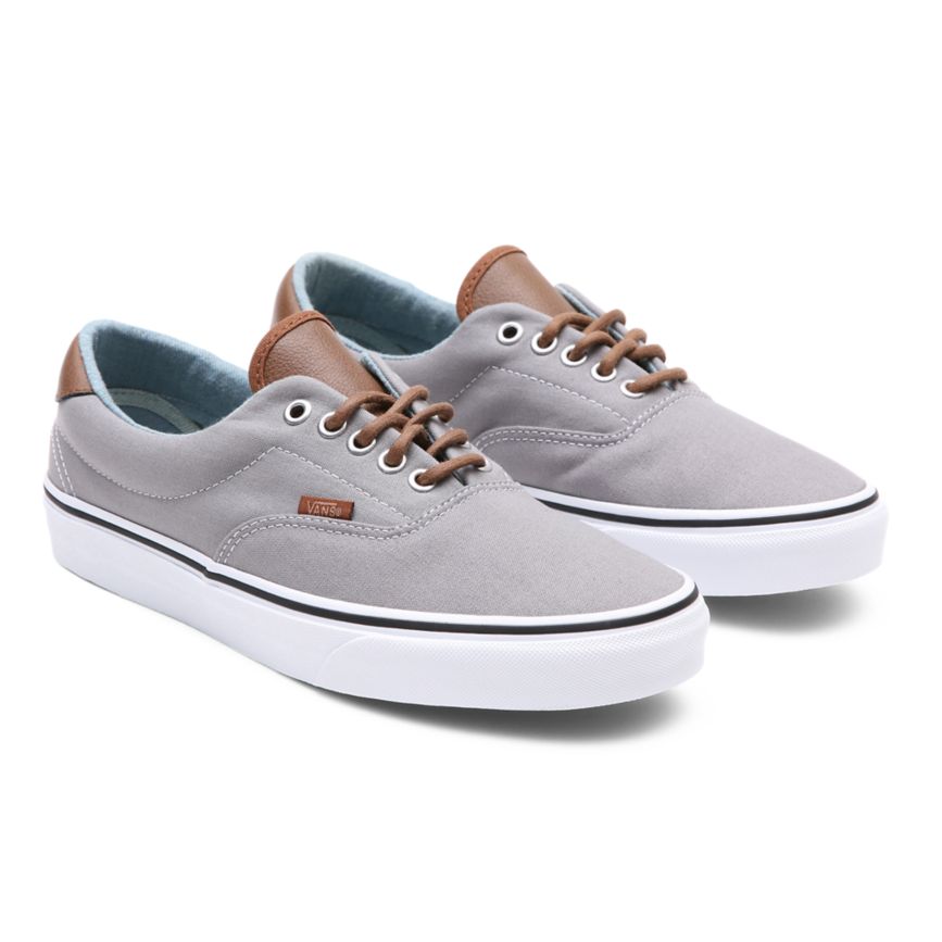 Tenis Bajas Vans C&L Era 59 Mujer Gris | VN421Y7AM40