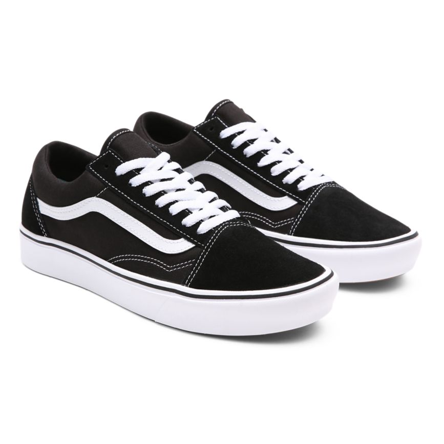 Tenis Bajas Vans Comfycush Old Skool Hombre Negras | VN497C6UL16