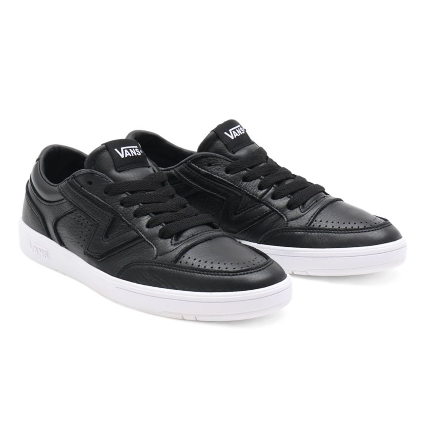 Tenis Bajas Vans Cuero Lowland CC Hombre Negras | VN285B9PJ09