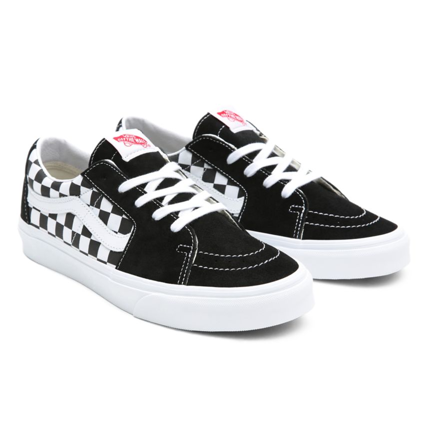 Tenis Bajas Vans Lona Suede SK8-Low Hombre Negras | VN252C4HG61