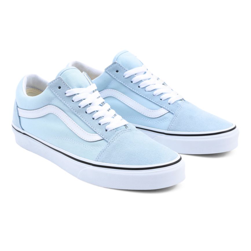 Tenis Bajas Vans Old Skool Hombre Azules Claro | VN360T9IR30