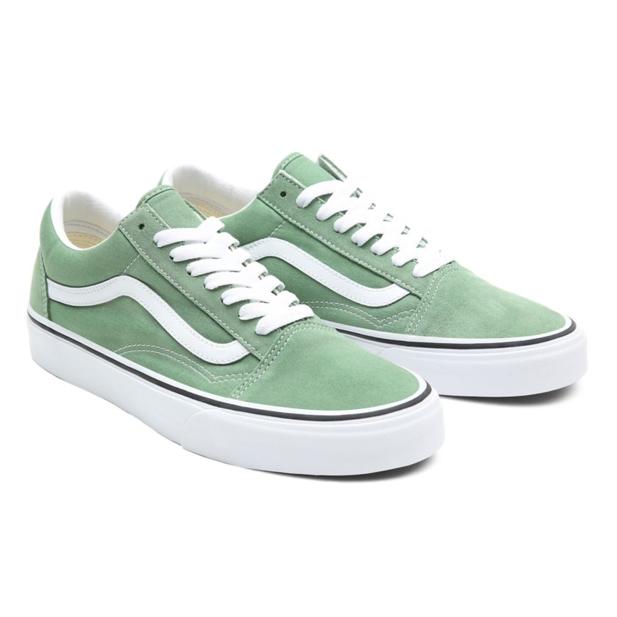 Tenis Bajas Vans Old Skool Hombre Verde | VN303P3KU32