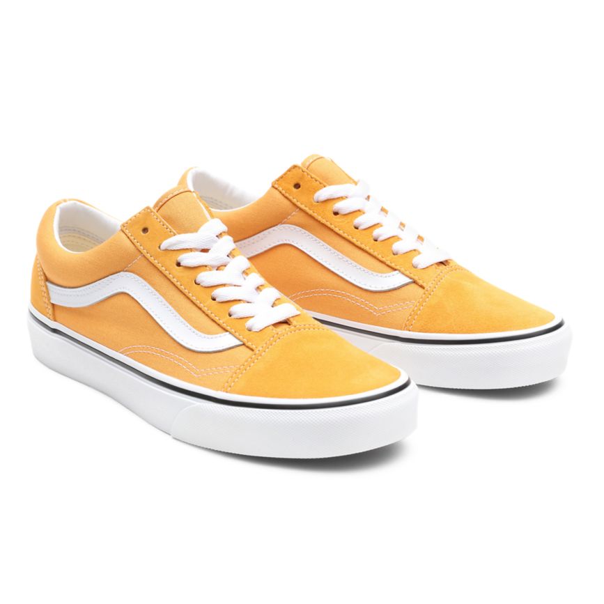 Tenis Bajas Vans Old Skool Mujer Doradas | VN014B6VA89