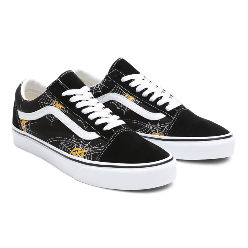 Tenis Bajas Vans Printed Old Skool Hombre Negras | VN380R6BG84