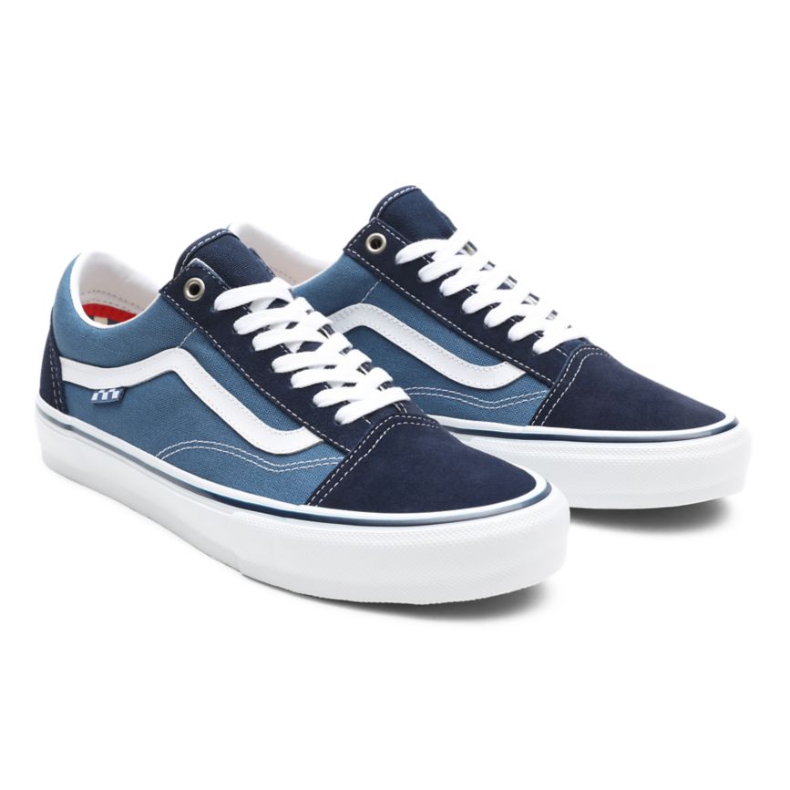 Tenis Bajas Vans Skate Old Skool Mujer Azul Marino | VN886V7FB60