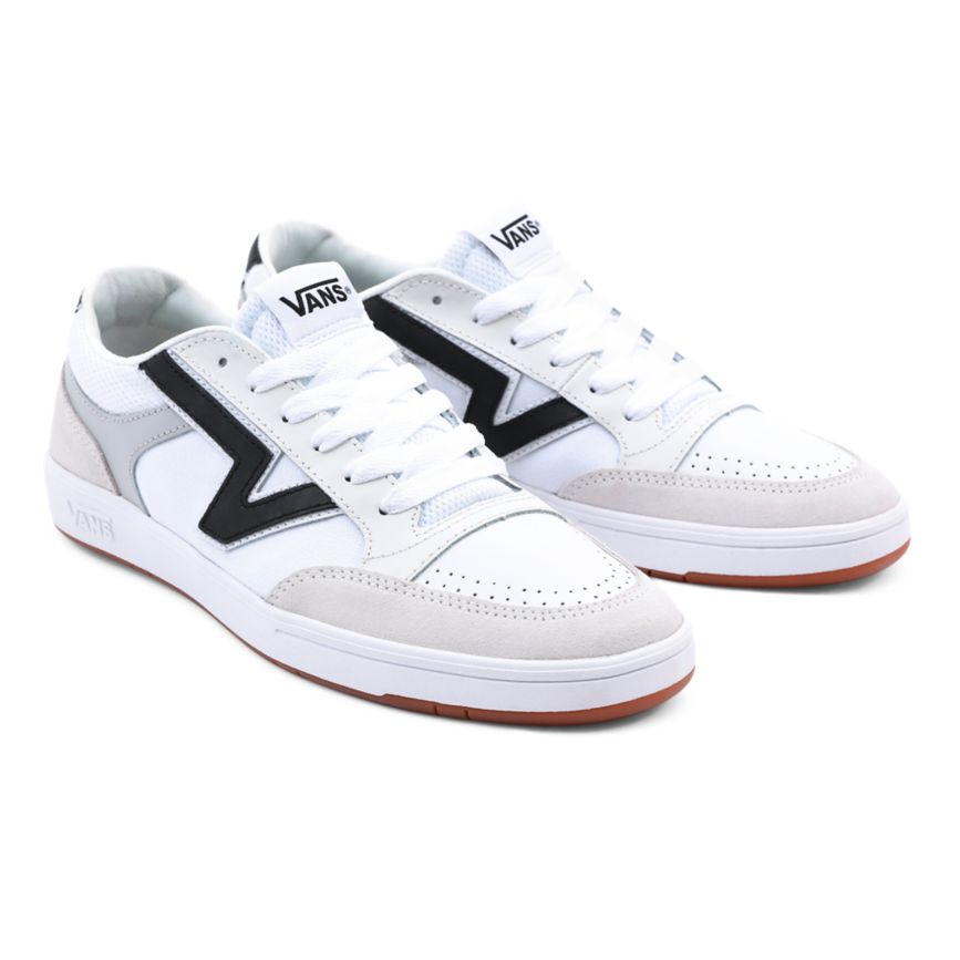 Tenis Bajas Vans Staple Lowland ComfyCush Hombre Blancas | VN905R8AH04