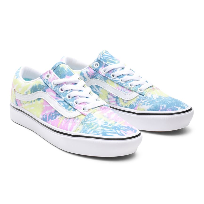 Tenis Bajas Vans Tie Dye ComfyCush Old Skool Hombre Multicolor | VN687Z5GL47